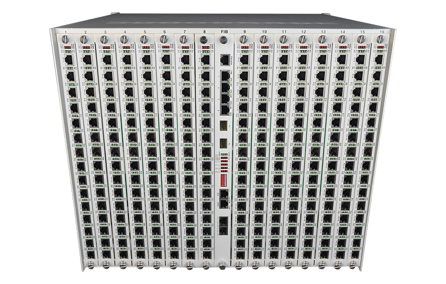 飛暢科技-960路電話光端機(jī)（8U 19英寸，SFP 1+1光備份）